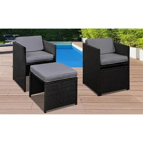 11 PC Rattan Dining Patio Furniture Set ~ Mitch's Backyard