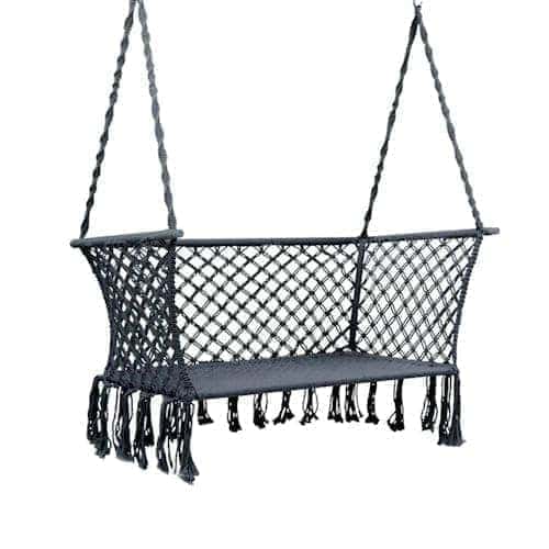 2 Person Macrame Hanging Chair ~ Mitch's Backyard