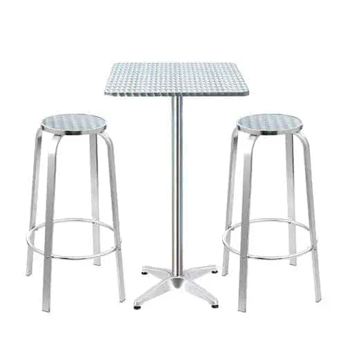 3 PC Bar Stool Bistro Set ~ Mitch's Backyard