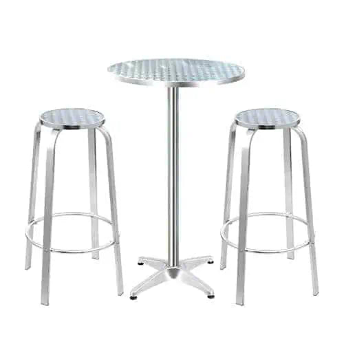 3 PC Bar Stool Bistro Set ~ Mitch's Backyard