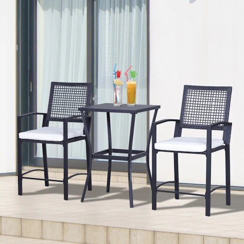 3 PC Bistro Bar Set ~ Mitch's Backyard