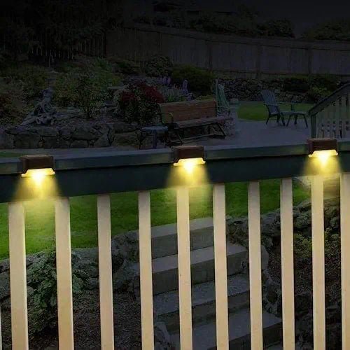 4 LED Solar Light Set ~ Mitch's Backyard