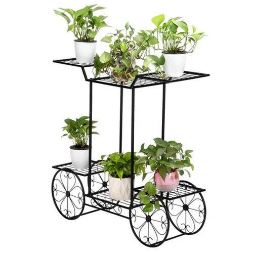 6 Plant / Flower Pot Cart Stand ~ Mitch's Backyard