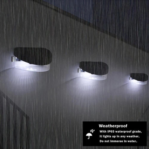 2 LED Solar Waterproof Fence Lights