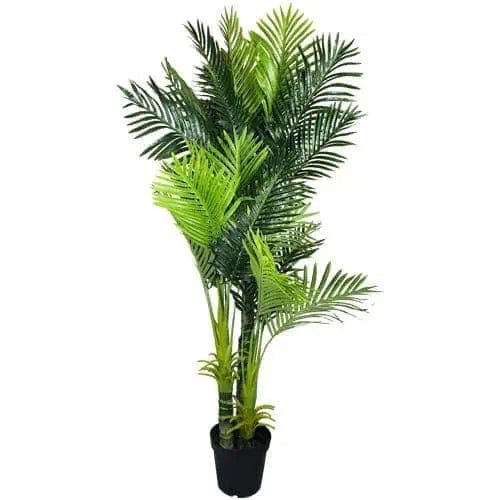 Artificial Potted Triple Headed Hawaiian Palm ~ Mitch's Backyard