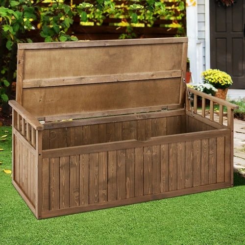 Fir Wood Storage Box ~ Mitch's Backyard