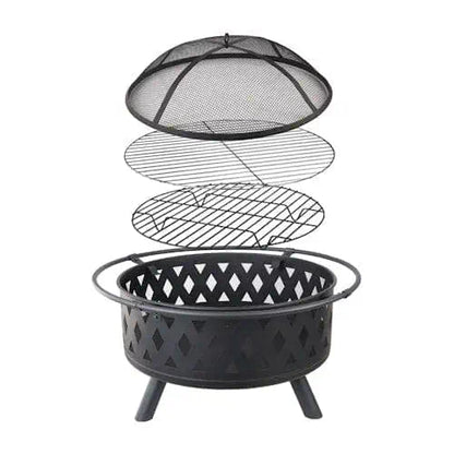 Fire Pit / Charcoal BBQ Grill ~ Mitch's Backyard