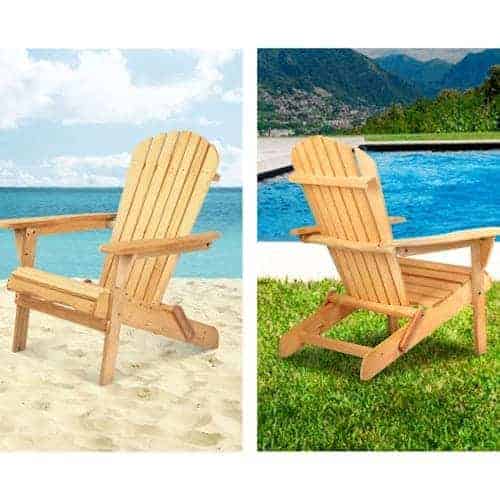 Foldable Classic Adirondack Style Chair ~ Mitch's Backyard