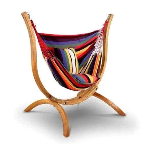 Hammock Chair With Wooden Stand ~ Mitch's Backyard