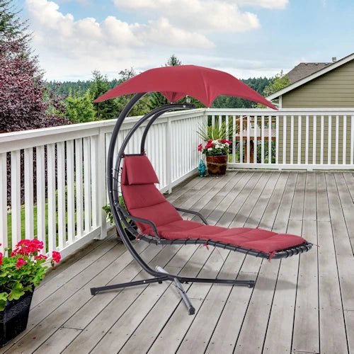 Hanging Sun Lounge Chair ~ Mitch's Backyard