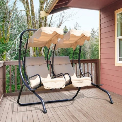 Independant Patio Swing Set ~ Mitch's Backyard