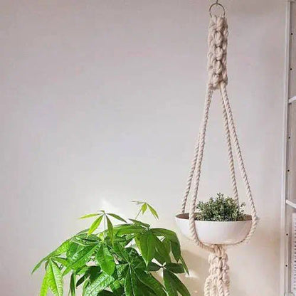 Large Macrame Plant Hanger / Pot Holder ~ Mitch's Backyard