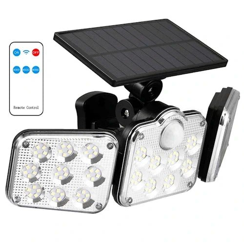 LED Solar 3 - Head Adjustable Wide Angle Light ~ Mitch's Backyard