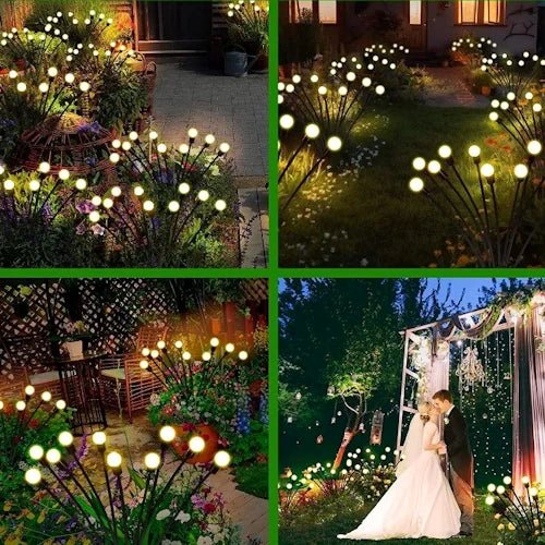 LED Solar Firefly Lights Set ~ Mitch's Backyard