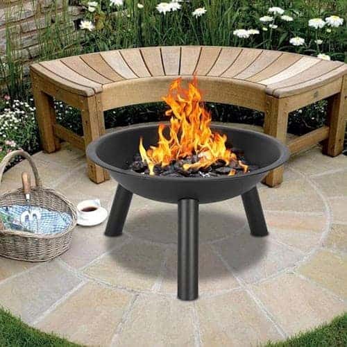 Modern Iron Fire Pit Bowl ~ Mitch's Backyard