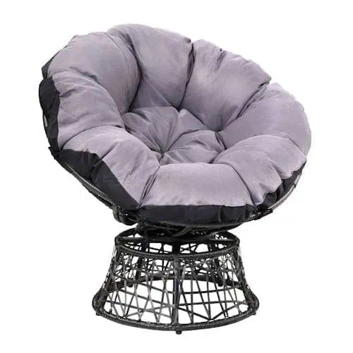 Papasan Rattan Chair ~ Mitch's Backyard