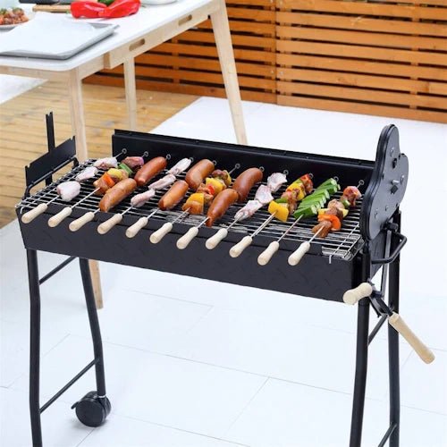 Portable Charcoal BBQ Grill ~ Mitch's Backyard