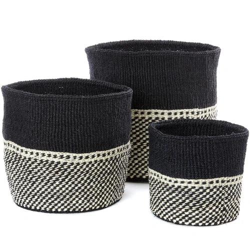 Sisal Nesting African Storage / Planter Set ~ Mitch's Backyard