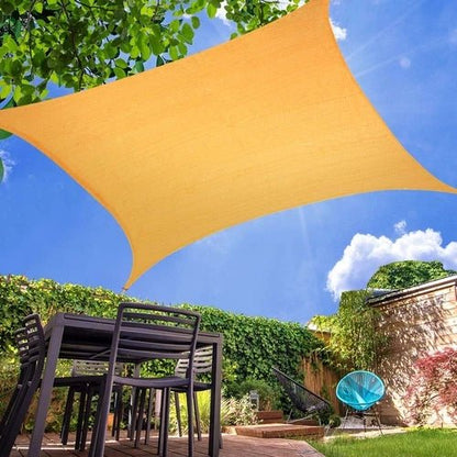 Suspended Rectangle Sunshade ~ Mitch's Backyard