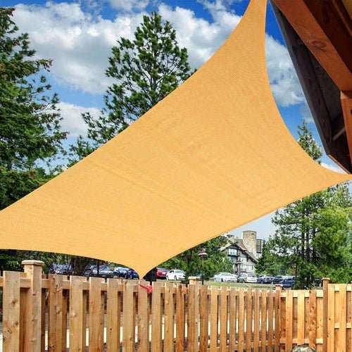 Suspended Rectangle Sunshade ~ Mitch's Backyard