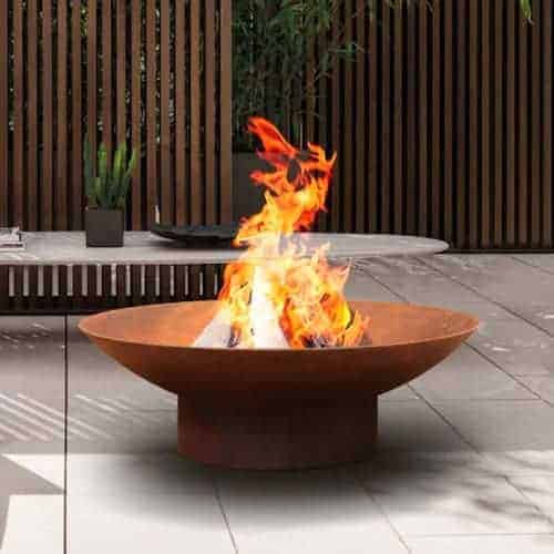 Vintage Rustic Iron Fire Pit ~ Mitch's Backyard