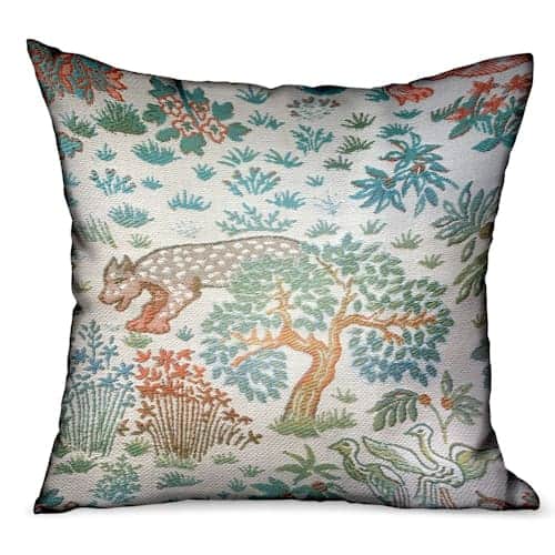 Wild Jungle Animal Motif Luxury Throw Pillow ~ Mitch's Backyard