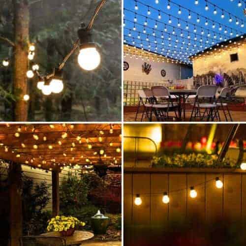 15 LED Patio Light String ~ Mitch's Backyard