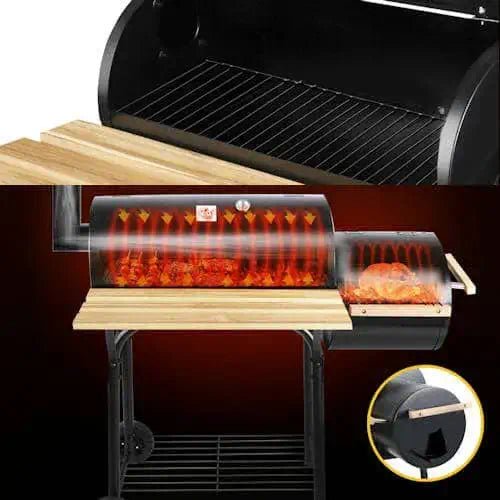 2-in-1 Offset BBQ & Smoker ~ Mitch's Backyard