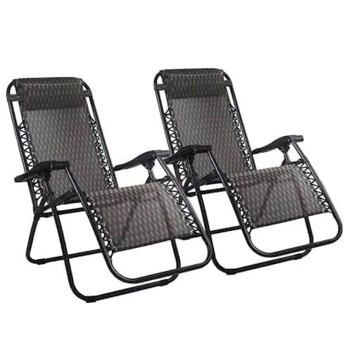 2 Zero Gravity Reclining Chair Set ~ Mitch's Backyard